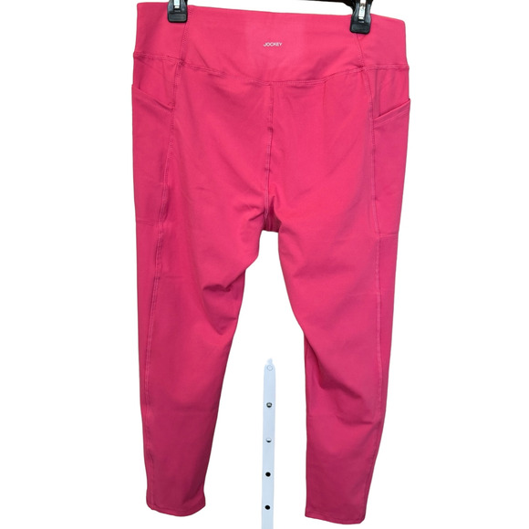 NEW ~ JOCKEY ~ Contoured Cropped Leggings Size L SALE - Picture 5 of 10